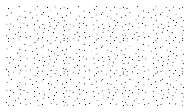 Tiny geometric triangle scatter pattern for minimalist background design