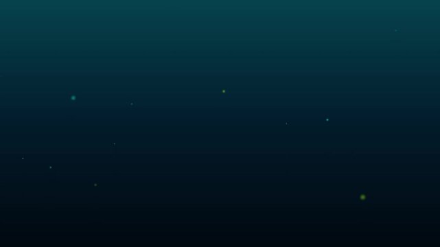 deep sea bioluminescent abstract vector motion loop