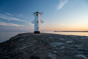 Stawa Mlyny - an iconic navigation mark and the official symbol of Swinoujscie, Poland © Tomasz Warszewski