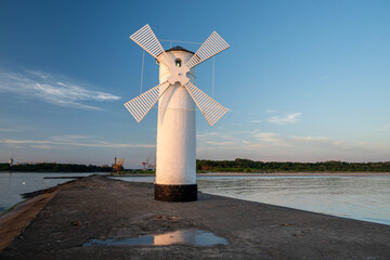 Stawa Mlyny - an iconic navigation mark and the official symbol of Swinoujscie, Poland © Tomasz Warszewski