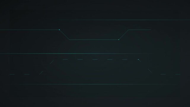 flat vector tech logic mathematical flow animation