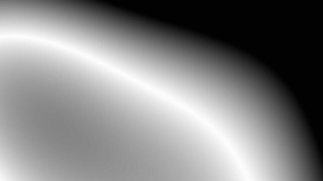 Abstract light glow moving across dark background. White dynamic blurred beam of energy flowing through space. Cinematic motion effect overlay background