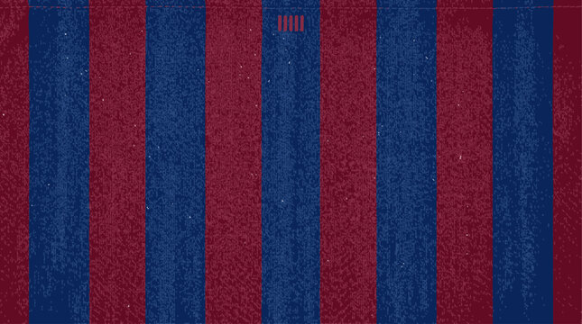 FC Barcelona soccer team logo displayed on striped background