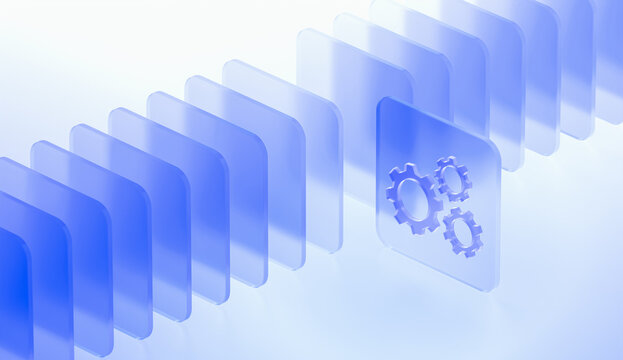 Workflow Automation Transparency Icon on White Background