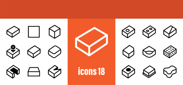 Set of food and snack icons, delicious edibles