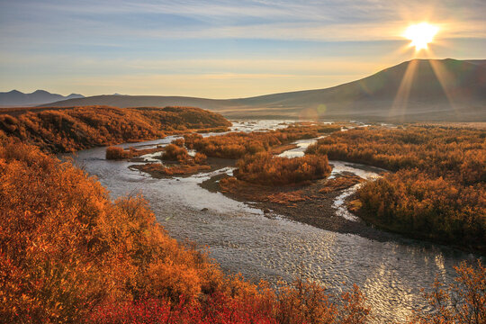 Sunrise Over the Blackstone River, Yukon