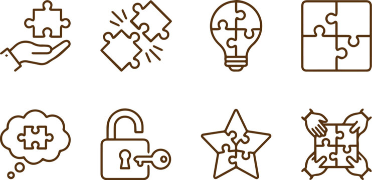 Minimalist icon set design