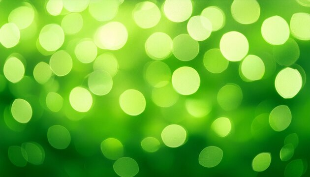 seamless of lime green chartreuse green blurred bokeh abstract background
