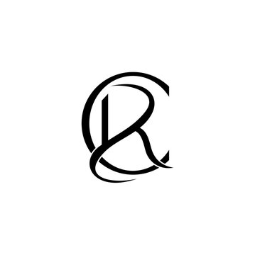 crs monogram logo concept illustration