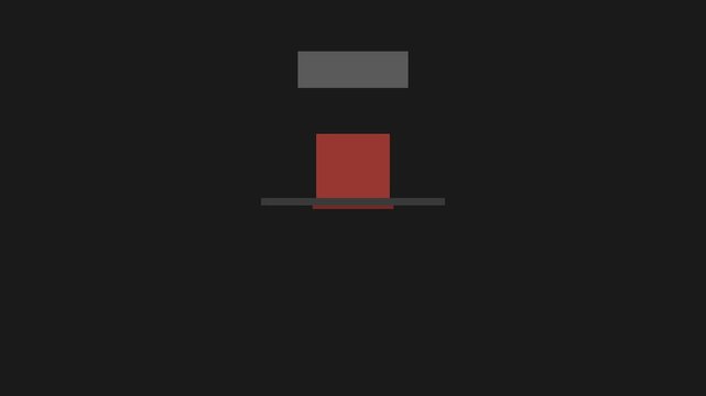 Minimalist red cube animation: geometric motion loop for modern projects 4k motion red cube