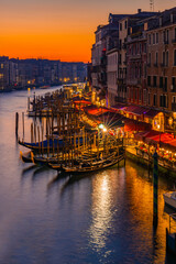 Gondolas in Grand Canal © Semih