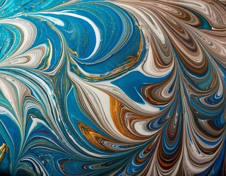 fluid ebru marbling art texture