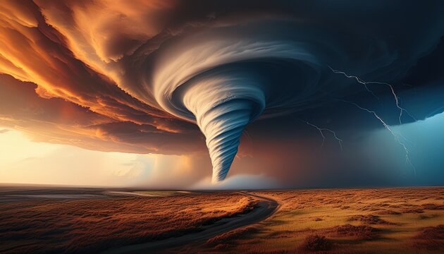 tornado concept image showing powerful funnel cloud symbolizing destructive natural forces extreme weather and atmospheric danger