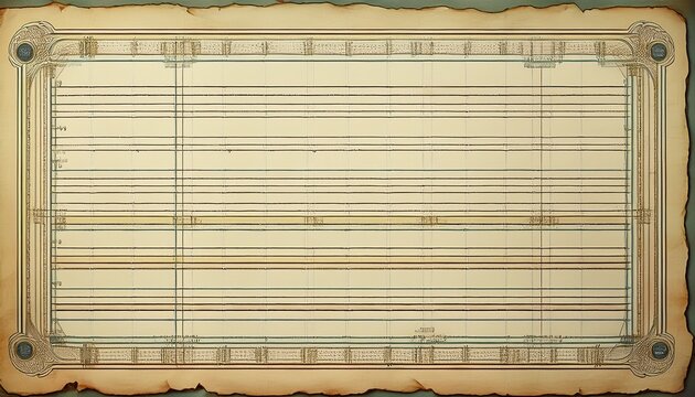 vintage accounting ledger paper sheet background