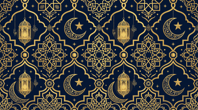 Islamic Geometric Pattern Design Elements.