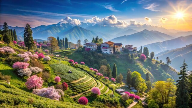 Spring darjeeling west bengal