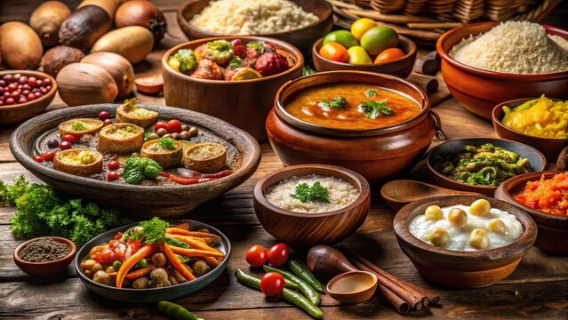 Traditional peruvian food traditional