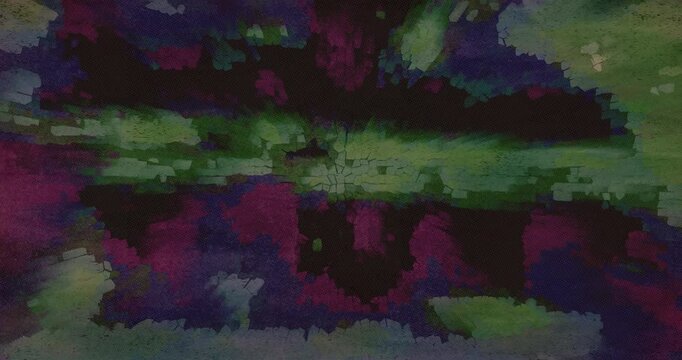 Dreamlike abstract landscape featuring organic textures, painterly motion, and atmospheric colors for creative backgrounds and visual projects.