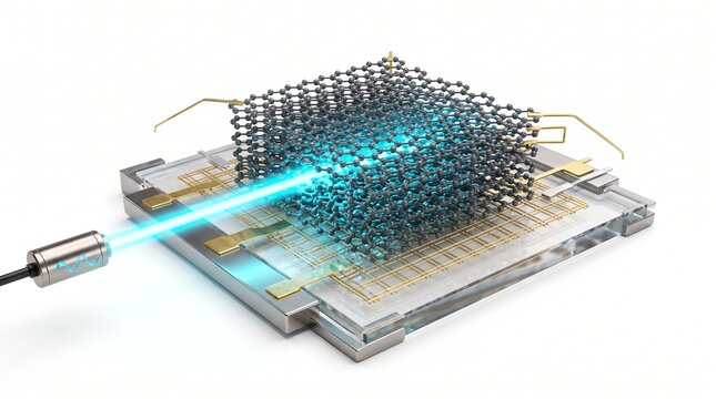 3D Microscopic Diagram of Electrochromic Graphene Metasurface Tuning Light