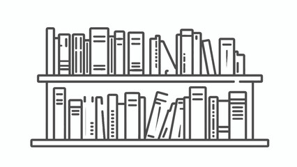 Fototapeta premium Minimalist Line Art Icons of Household Appliances and Electronics in Outline Style