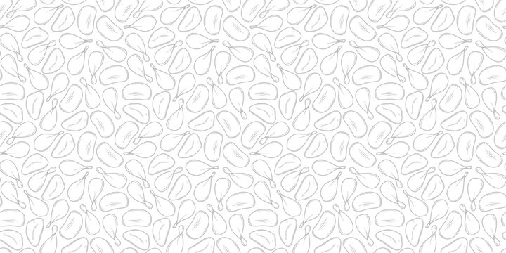 doodle potato chips pattern background. potato chips seamless pattern background. unhealthy snacks chips pattern.