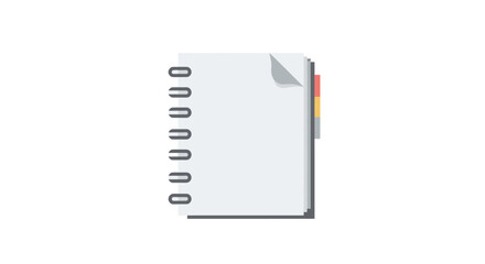 Clean Minimalist of a Vertical Stack of Gray Ovals with a Colorful Flag and Corner Detail with high quality professional line art symbols for modern creative design and digital branding projects © Ahmad