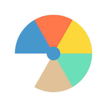 Colorful Segmented Circular Diagram.