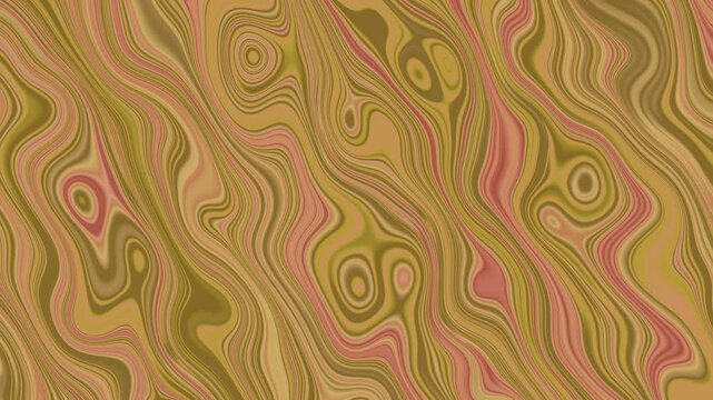 Nostalgic Pastel Salmon Cream Marble Topography Retro Muted Beige Organic Fluid Loop