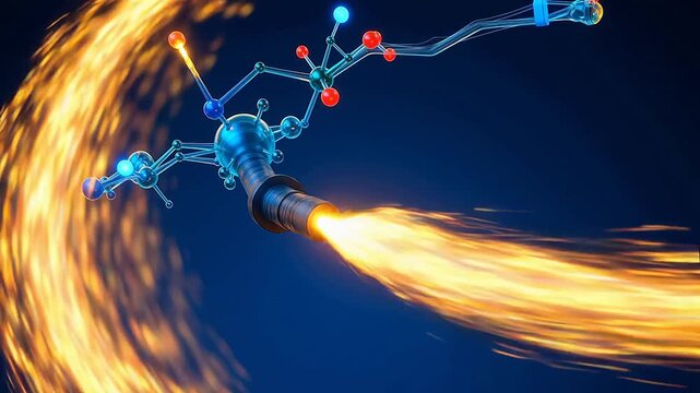 ATP Synthase Rotary Catalysis in Molecular Animation