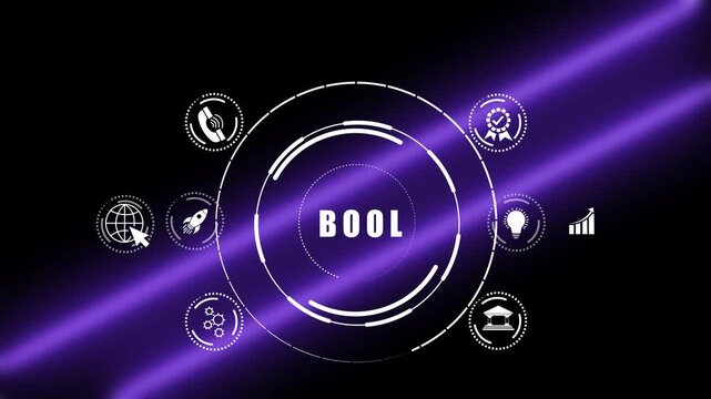 Advanced Digital Infrastructure Platform, Boolean Algebra Operator, and Algorithm Efficiency Dashboard 4K Video