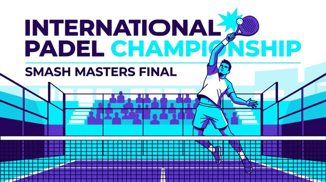 International Padel Championship Smash Masters Final Title Banner