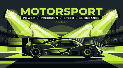 Obraz premium Experience The Ultimate Thrill Of Motorsport Power Precision Speed And Endurance