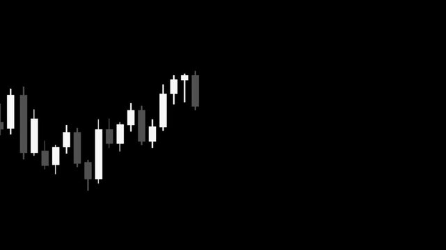 graph crypto currency data digital line wave
