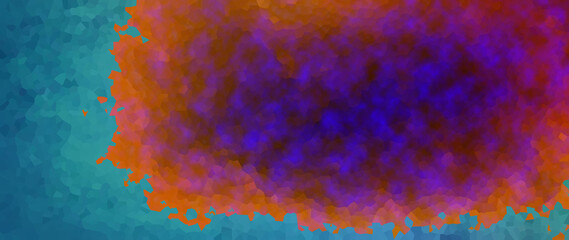 Fototapeta premium Colorful abstract smoke swirl on dark background