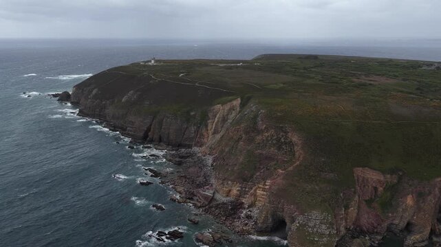 French coast Crozon Peninsula Cape of the Goat France nature landscape above ground coastline