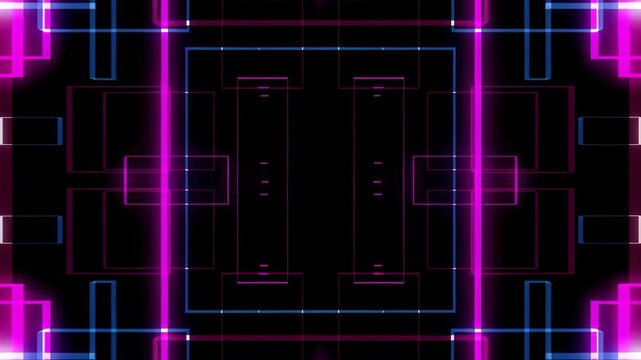 Neon Lines Dynamic Background Material Neon Lines Technology Pulse