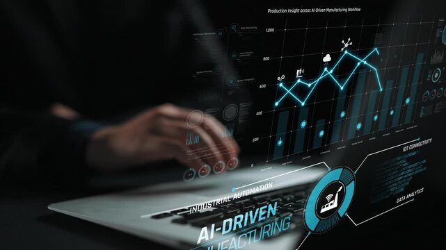 AI-driven manufacturing boosts industrial automation through IoT, cloud, and data analytics. Manufacturing process and factory output are optimized with smart feedback and AI. Marrow