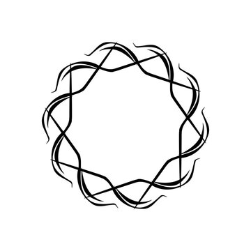 Unique shape with transparent background