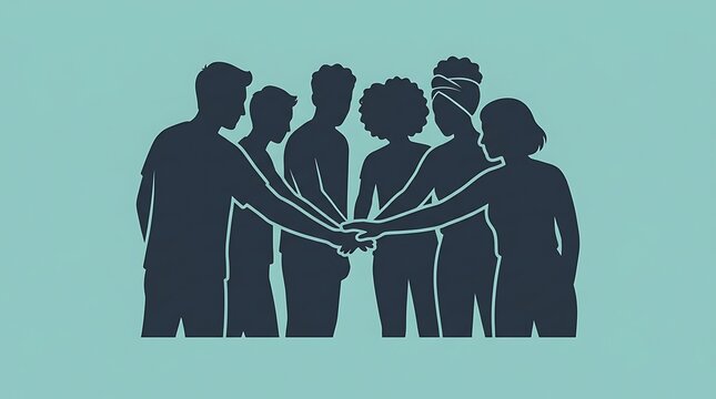 Friendship day celebration diverse best friends united friends forever concept