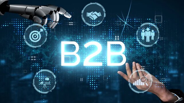 B2B strategy and technology transforming business-to-business operations, optimizing communication, and enhancing market efficiency with digital B2B tools and innovation. Muxer
