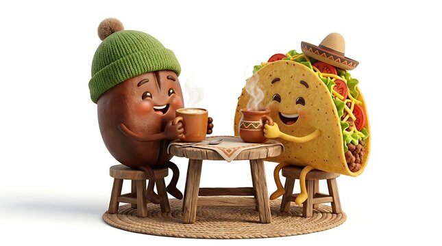 Friendship day best friends forever enjoying coffee together