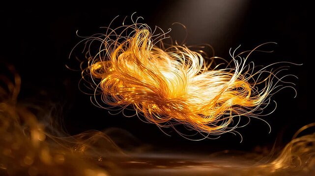 Golden fibers in motion