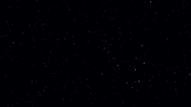 Outer space glow star burst light through deep space. Flying through the stars of milky way galaxy. Flight through the space towards nebula exploration. Realistic travelling of night sky panorama.