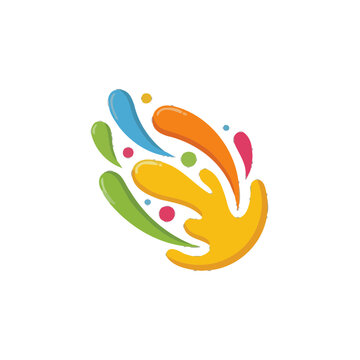 Colorful Splashes and Dots