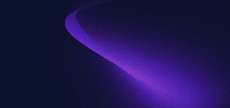 Abstract purple light curve glow dark background wave gradient futuristic smooth luminous curve on dark background