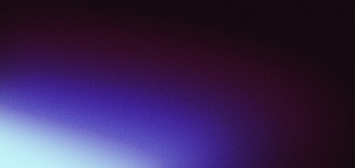 Obraz premium Abstract gradient background purple blue dark texture light soft color transition with grain for modern backdrop