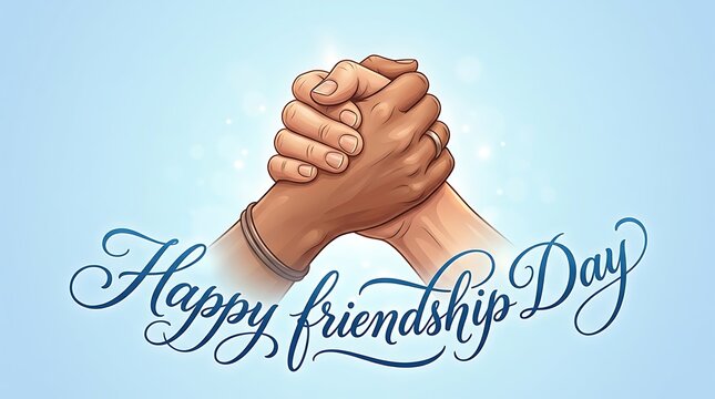 Happy friendship day celebrating best friends forever