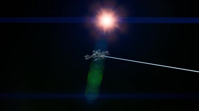 An epic science fiction scene