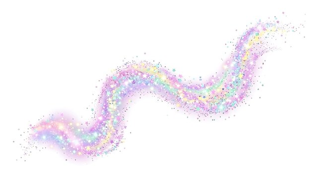 Colorful particle wave abstract background.