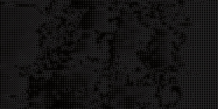 Black perforated metal plate. Metal grill. Black metal texture steel background. Perforated sheet metal.Abstract dark gray circle mesh pattern background texture.